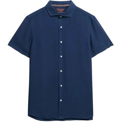 Superdry Vacation Linen S/S Shirt XXL NAVY XXL Superdry Vacation Linen S/S Shirt XXL NAVY XXL