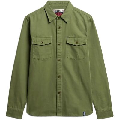 Superdry Merchant Frontier Shirt XXL OLIVE KHAKI XXL Superdry Merchant Frontier Shirt XXL OLIVE KHAKI XXL
