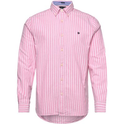 Superdry Preppy Oxford L/S Shirt XXL CALI CORAL/OPTIC STRIPE XXL Superdry Preppy Oxford L/S Shirt XXL CALI CORAL/OPTIC STRIPE XXL