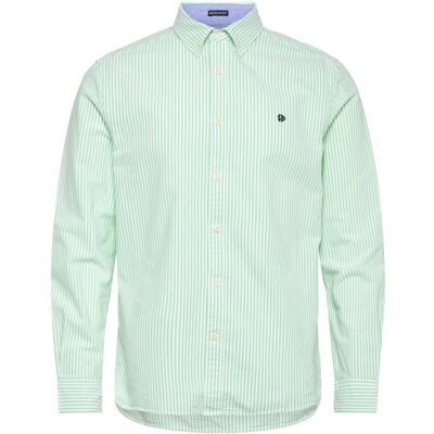 Superdry Preppy Oxford L/S Shirt XL MINT STRIPE XL Superdry Preppy Oxford L/S Shirt XL MINT STRIPE XL