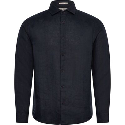 Superdry Riviera L/S Linen Shirt XXXL ECLIPSE NAVY XXXL Superdry Riviera L/S Linen Shirt XXXL ECLIPSE NAVY XXXL