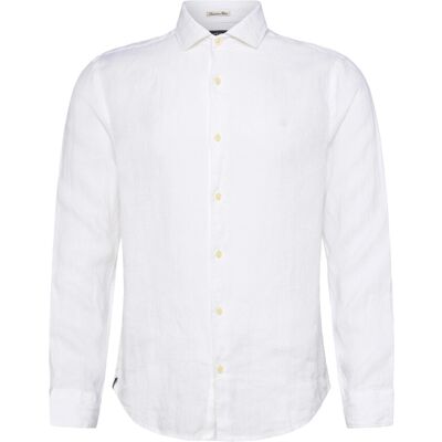 Superdry Riviera L/S Linen Shirt S OPTIC S Superdry Riviera L/S Linen Shirt S OPTIC S