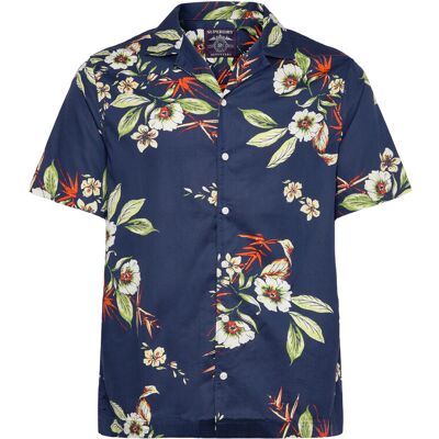 Superdry Hawaiian Print S/S Shirt S CABANA NAVY S Superdry Hawaiian Print S/S Shirt S CABANA NAVY S