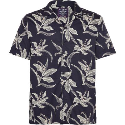 Superdry Hawaiian Print S/S Shirt XXXL CANNA LEAVES NAVY XXXL Superdry Hawaiian Print S/S Shirt XXXL CANNA LEAVES NAVY XXXL