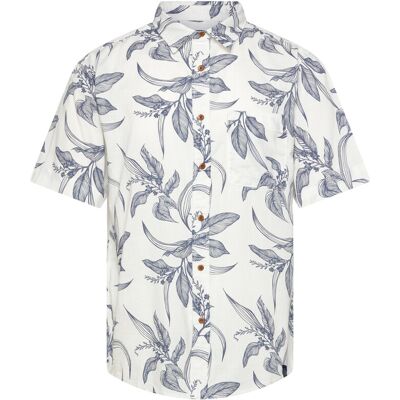 Superdry Vintage Loom S/S Shirt M CANNA LEAVES CHINA BLUE M Superdry Vintage Loom S/S Shirt M CANNA LEAVES CHINA BLUE M