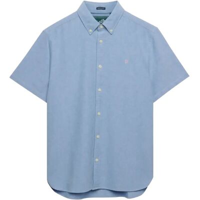 Superdry Vintage Loom S/S Shirt L MID WASH BLUE HAWAIIAN L Superdry Vintage Loom S/S Shirt L MID WASH BLUE HAWAIIAN L