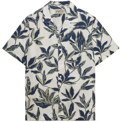 Superdry Cabana Poolside S/S Shirt S BANANA LEAF ECRU S Superdry Cabana Poolside S/S Shirt S BANANA LEAF ECRU S