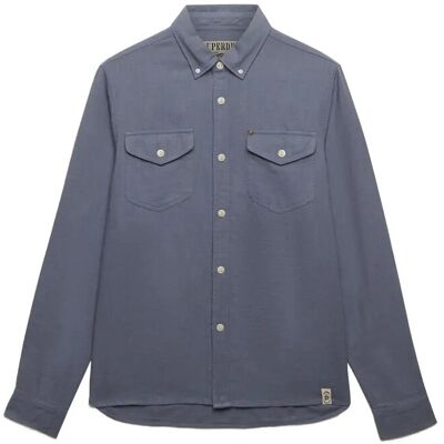 Superdry Merchant Lite L/S Shirt XXL FLINT BLUE XXL Superdry Merchant Lite L/S Shirt XXL FLINT BLUE XXL