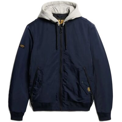 Superdry Military Hooded Ma1 Jacket XL ECLIPSE NAVY XL Superdry Military Hooded Ma1 Jacket XL ECLIPSE NAVY XL