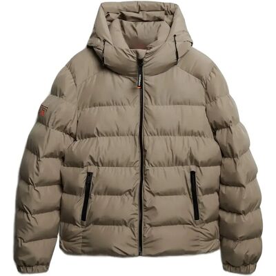 Superdry Hooded Sports Puffer Jacket XL WINTER TWIG BEIGE XL Superdry Hooded Sports Puffer Jacket XL WINTER TWIG BEIGE XL