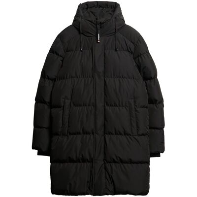 Superdry Hooded Sports Puffer Mid Jkt L BLACK L Superdry Hooded Sports Puffer Mid Jkt L BLACK L