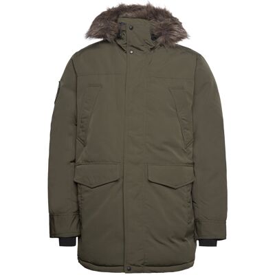 Superdry Everest Faux Fur Parka Jacket M ARMY KHAKI GREEN M Superdry Everest Faux Fur Parka Jacket M ARMY KHAKI GREEN M