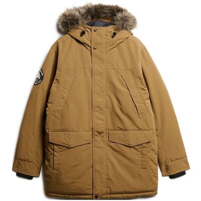 Superdry Everest Faux Fur Parka Jacket XXL KANGAROO BROWN XXL Superdry Everest Faux Fur Parka Jacket XXL KANGAROO BROWN XXL