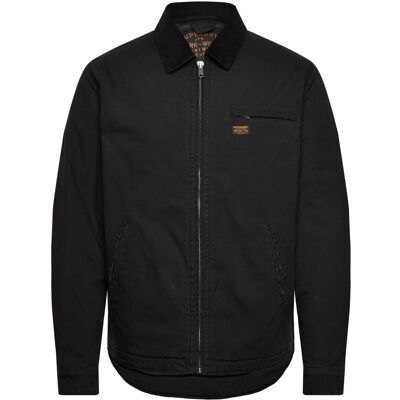 Superdry Cotton Canvas Ranch Jkt XXL JET BLACK XXL Superdry Cotton Canvas Ranch Jkt XXL JET BLACK XXL