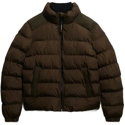 Superdry Sports Puffer Jacket S SLATE BROWN S Superdry Sports Puffer Jacket S SLATE BROWN S
