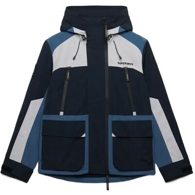 Superdry Hood Colour Block Windbreaker M ECLIPSE NAVY M Superdry Hood Colour Block Windbreaker M ECLIPSE NAVY M