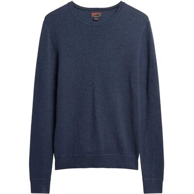 Superdry Essential Slim Fit Crew Jumper XXL BRIGHT BLUE MARL XXL Superdry Essential Slim Fit Crew Jumper XXL BRIGHT BLUE MARL XXL