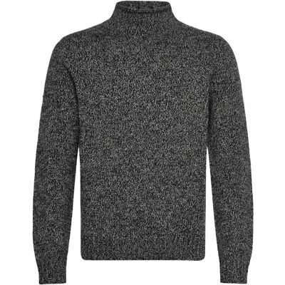 Superdry 90S Roll Neck Jumper XXL BLACK MARL XXL Superdry 90S Roll Neck Jumper XXL BLACK MARL XXL