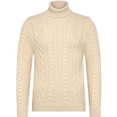 Superdry Jacob Cable Roll Neck Jumper XXXL WINTER WHITE XXXL Superdry Jacob Cable Roll Neck Jumper XXXL WINTER WHITE XXXL