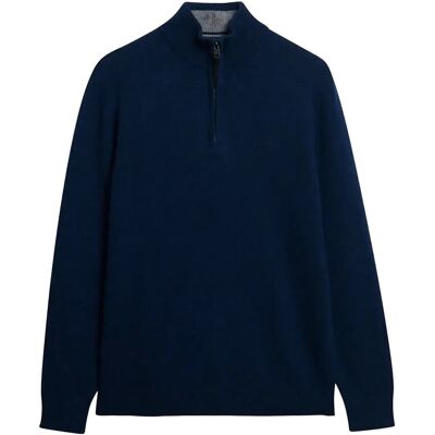 Superdry Wool Blend Half Zip Jumper XL DUSK NAVY MARL XL Superdry Wool Blend Half Zip Jumper XL DUSK NAVY MARL XL