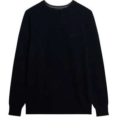 Superdry Wool Blend Jumper XXXL CHARRED NAVY MARL XXXL Superdry Wool Blend Jumper XXXL CHARRED NAVY MARL XXXL