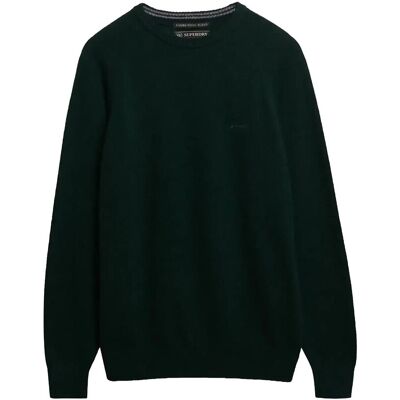 Superdry Wool Blend Jumper M FOREST GREEN MARL M Superdry Wool Blend Jumper M FOREST GREEN MARL M