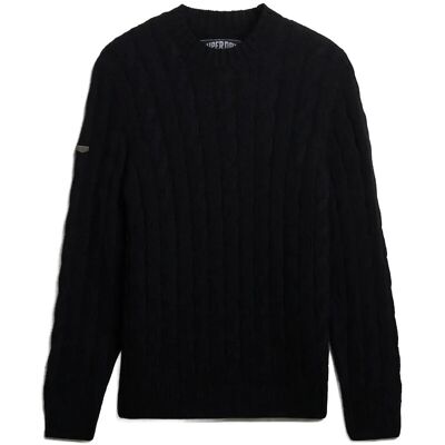 Superdry Jacob Cable Jumper XXL ECLIPSE NAVY XXL Superdry Jacob Cable Jumper XXL ECLIPSE NAVY XXL