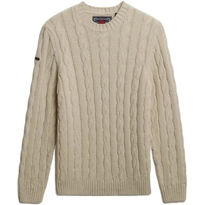 Superdry Jacob Cable Jumper XL ECRU XL Superdry Jacob Cable Jumper XL ECRU XL