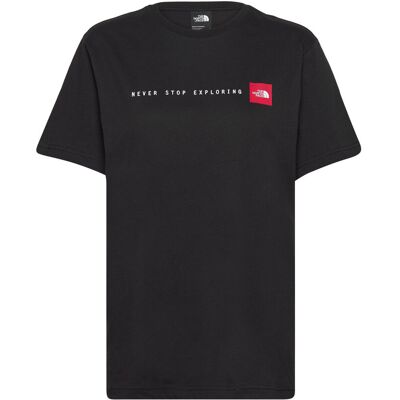 The North Face M Ss Never Stop Exploring Tee XS BLACK XS The North Face M Ss Never Stop Exploring Tee XS BLACK XS