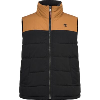 Timberland Durable Water Repellent Puffer Vest S WHEAT BOOT/BLCK S Timberland Durable Water Repellent Puffer Vest S WHEAT BOOT/BLCK S