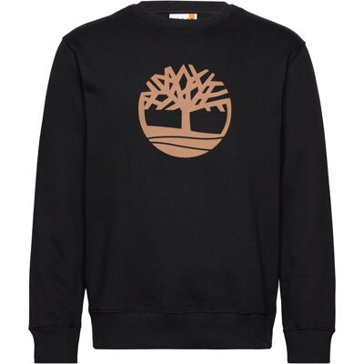 Timberland Tree Logo Crew Neck Sweatshirt S BLCK/WHEAT BOOT S Timberland Tree Logo Crew Neck Sweatshirt S BLCK/WHEAT BOOT S