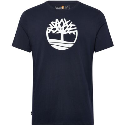 Timberland Kennebec River Tree Logo Short Sleeve Tee Dark Sapphirewhite M DARK BLUE M Timberland Kennebec River Tree Logo Short Sleeve Tee Dark Sapphirewhite M DARK BLUE M