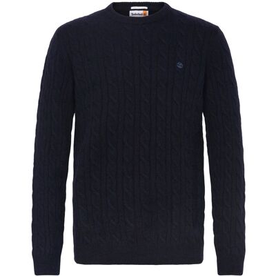 Timberland Cable Crew Neck Sweater L DK SPH/DK DENIM L Timberland Cable Crew Neck Sweater L DK SPH/DK DENIM L