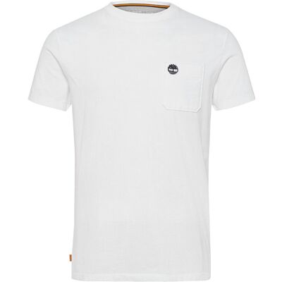 Timberland Chest Pocket Short Sleeve Tee S WHITE S Timberland Chest Pocket Short Sleeve Tee S WHITE S