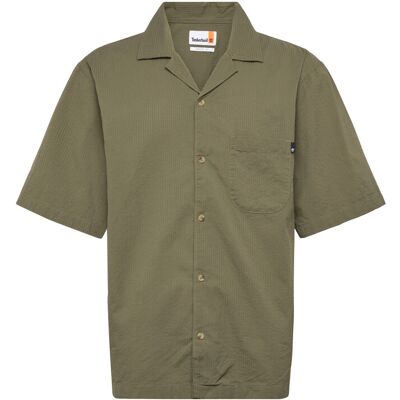 Timberland Ss Seersucker Resort Shirt Cassel Earth Yd L MEDIUM GREEN L Timberland Ss Seersucker Resort Shirt Cassel Earth Yd L MEDIUM GREEN L