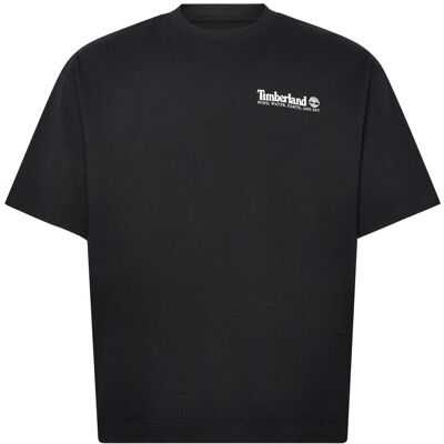 Timberland Outdoor Photo Back Graphic Tee Black L BLACK L Timberland Outdoor Photo Back Graphic Tee Black L BLACK L
