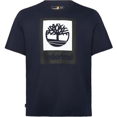 Timberland Stack Logo Colored Short Sleeve Tee Dark Sapphire M NAVY M Timberland Stack Logo Colored Short Sleeve Tee Dark Sapphire M NAVY M