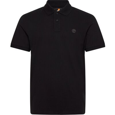Timberland Millers River Pique Short Sleeve Polo Black L BLACK L Timberland Millers River Pique Short Sleeve Polo Black L BLACK L