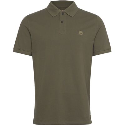 Timberland Millers River Pique Short Sleeve Polo Leaf Green L DARK GREEN L Timberland Millers River Pique Short Sleeve Polo Leaf Green L DARK GREEN L