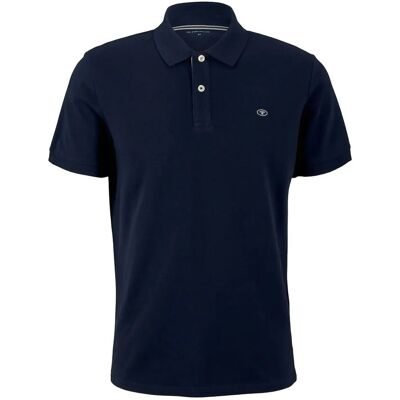 Tom Tailor Basic Polo With Contrast S SKY CAPTAIN BLUE S Tom Tailor Basic Polo With Contrast S SKY CAPTAIN BLUE S