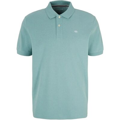 Tom Tailor Basic Polo With Contrast M SALVIA M Tom Tailor Basic Polo With Contrast M SALVIA M