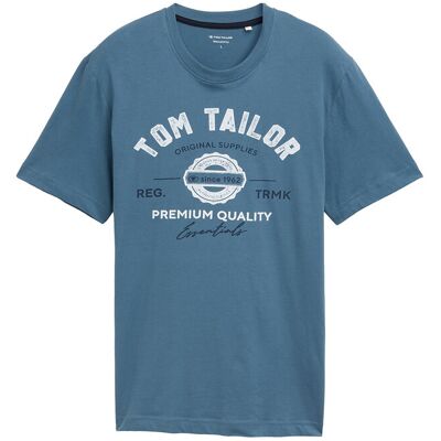 Tom Tailor Logo Tee S MYSTICAL BLUE S Tom Tailor Logo Tee S MYSTICAL BLUE S