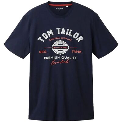 Tom Tailor Logo Tee L SKY CAPTAIN BLUE L Tom Tailor Logo Tee L SKY CAPTAIN BLUE L
