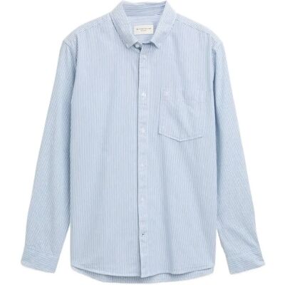 Tom Tailor Oxford Shirt M BLUE PETROL STRIPE M Tom Tailor Oxford Shirt M BLUE PETROL STRIPE M
