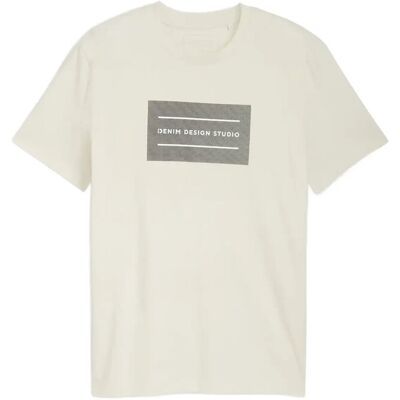 Tom Tailor Printed T-Shirt S NATURAL WHITE S Tom Tailor Printed T-Shirt S NATURAL WHITE S