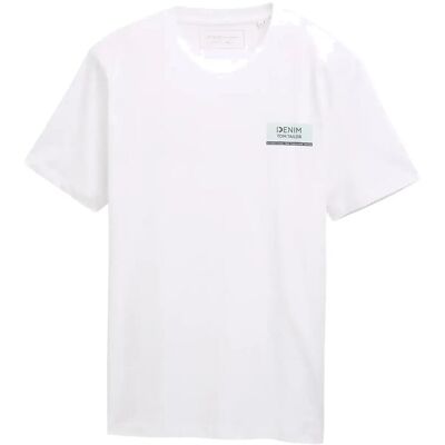 Tom Tailor Printed T-Shirt XL OUTDOOR WHITE XL Tom Tailor Printed T-Shirt XL OUTDOOR WHITE XL