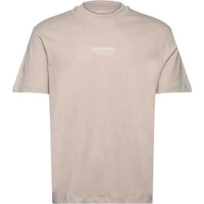 Tom Tailor Relaxed Printed T-Shirt M LIGHT DOVE GREY M Tom Tailor Relaxed Printed T-Shirt M LIGHT DOVE GREY M