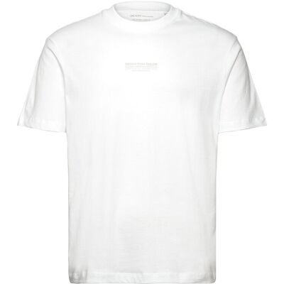 Tom Tailor Relaxed Printed T-Shirt M WHITE M Tom Tailor Relaxed Printed T-Shirt M WHITE M