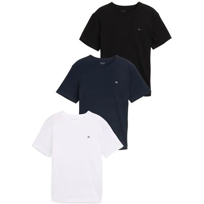 Tom Tailor Triplepack T-Shirt, Packaging L WHITE L Tom Tailor Triplepack T-Shirt, Packaging L WHITE L