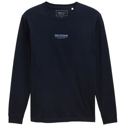 Tom Tailor Printed Longsleeve XL SKY CAPTAIN BLUE XL Tom Tailor Printed Longsleeve XL SKY CAPTAIN BLUE XL